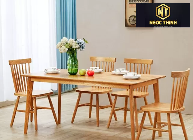 Xưởng Nội Thất Ngọc Thịnh - Bộ bàn ăn gia đình hiện đại